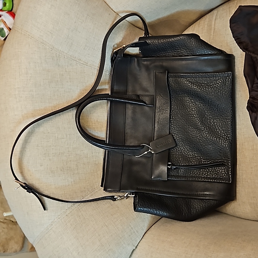 Black Carryall Bag - COACH